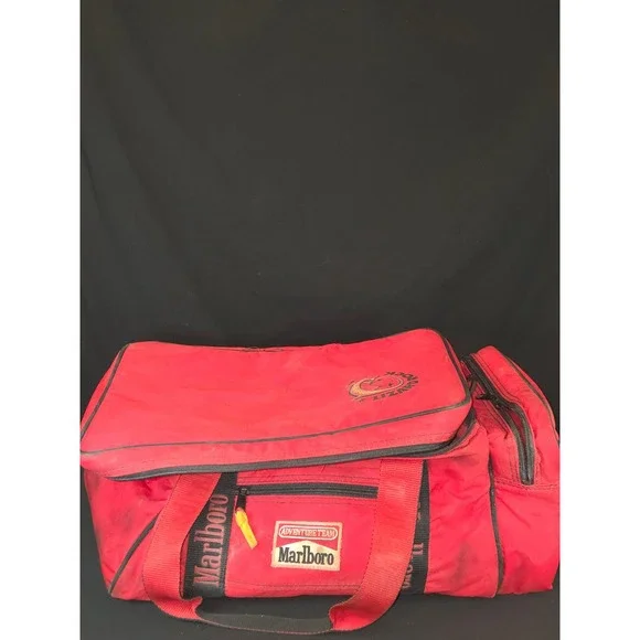 Marlboro Adventure Team Lot of 6 items Cooler & Duffle Bag Fanny Canteen Air Bed